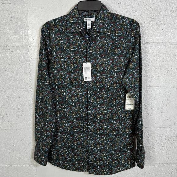 Bar III Men's Slim-Fit Watercolor Floral Dress Shirt, Lt. Blue 14-14.5 32-33 $70 - Picture 1 of 6
